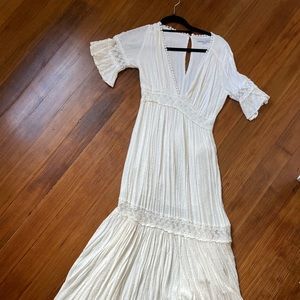 Baltic born white boho dress